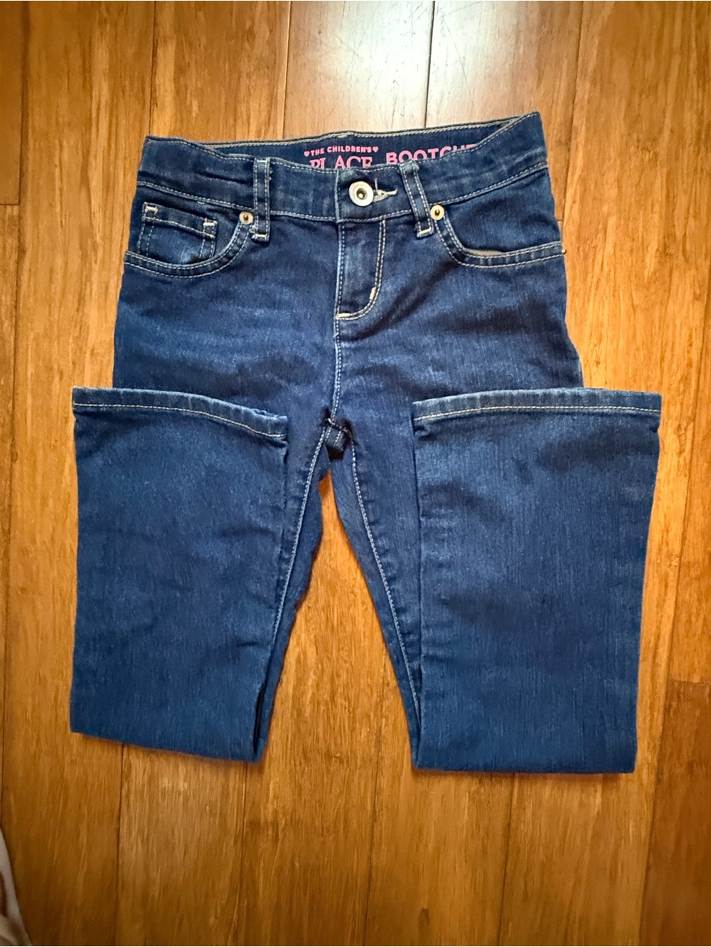 The Children's Place Dark Blue Bootcut Jeans for Girls